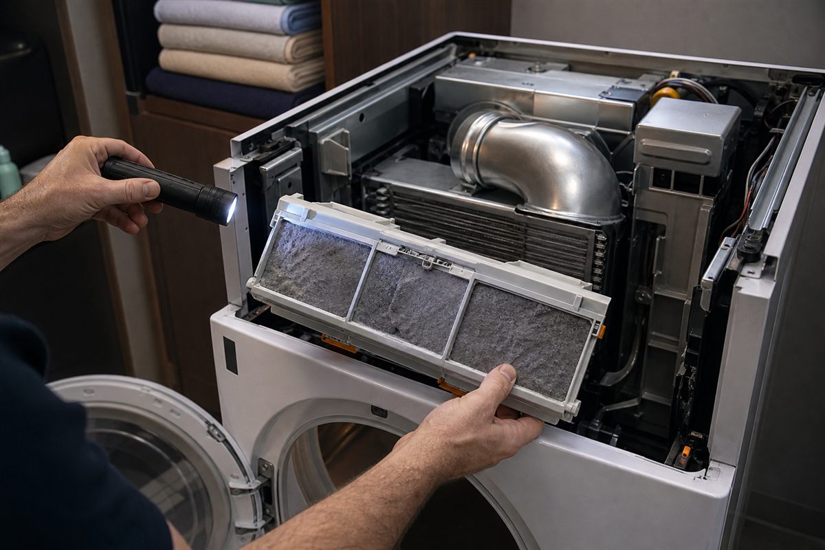 Kurutma makinesi nem sensörü temizliği